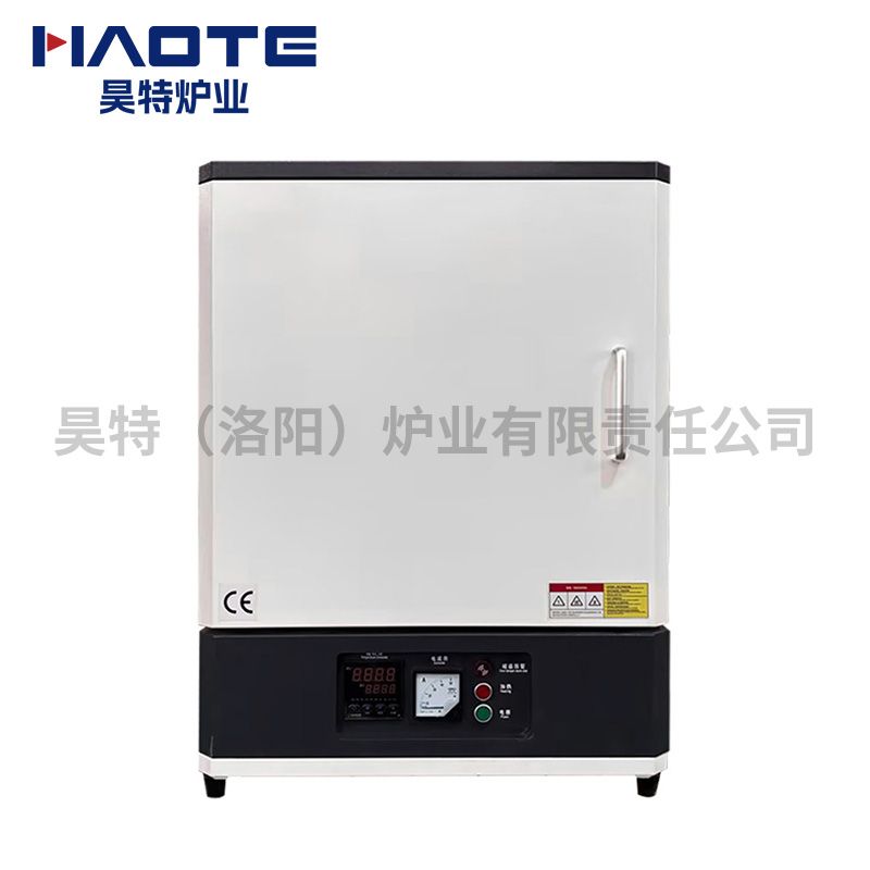 電阻絲加熱1200度馬弗爐400x300x300箱（xiāng）式黑白配色
